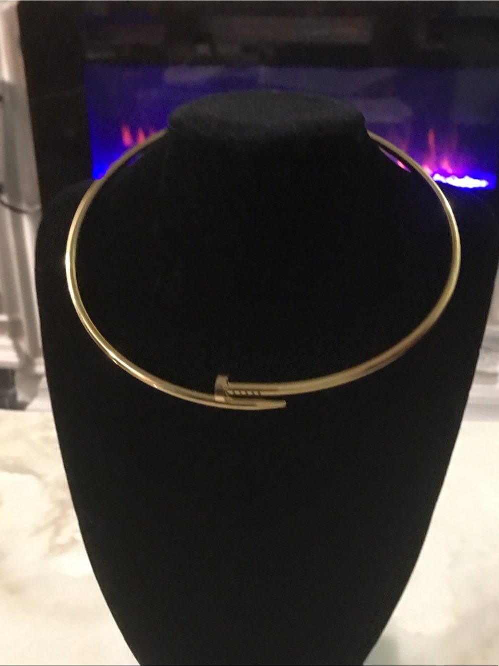 Fashion Jewelry Gold Minimal Collar Choker Necklace